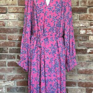 Draper James RSVP™ V-Neck Smocked Sleeve Dress